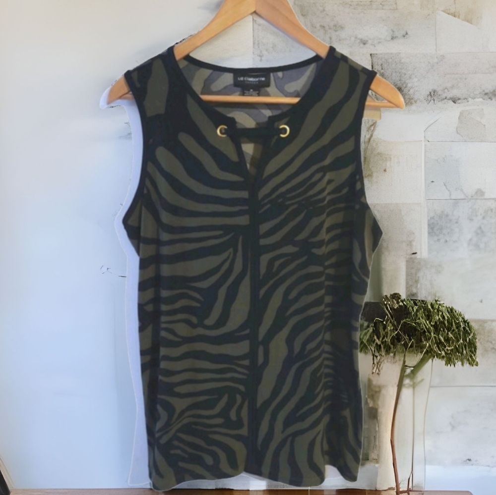 Liz Claiborne sleeveless career top - Picture 1 of 6